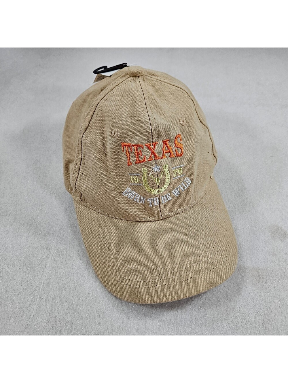 Rue21 Texas Born To Do Western Tan Adjustable Baseball Cap Hat NWT